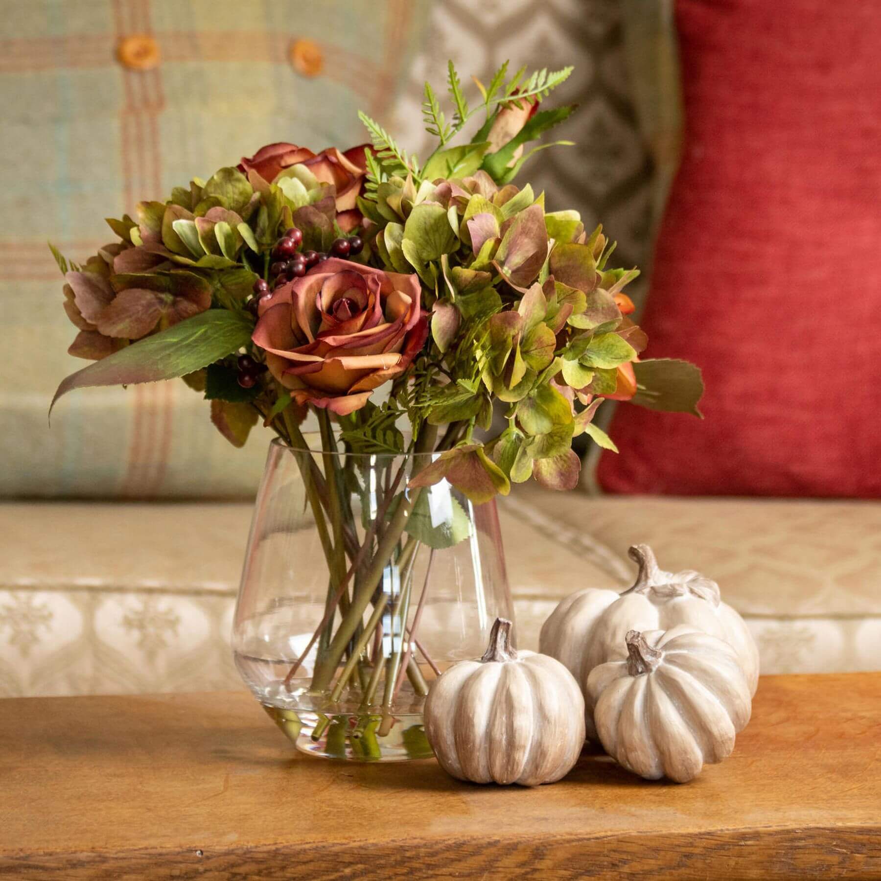 6 Handcrafted Wooden Pumpkins | Rustic Fall Decor Set