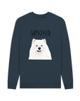 Warm, Fluffy & Slightly Suspicious – Samoyed Crewneck Sweatshirt