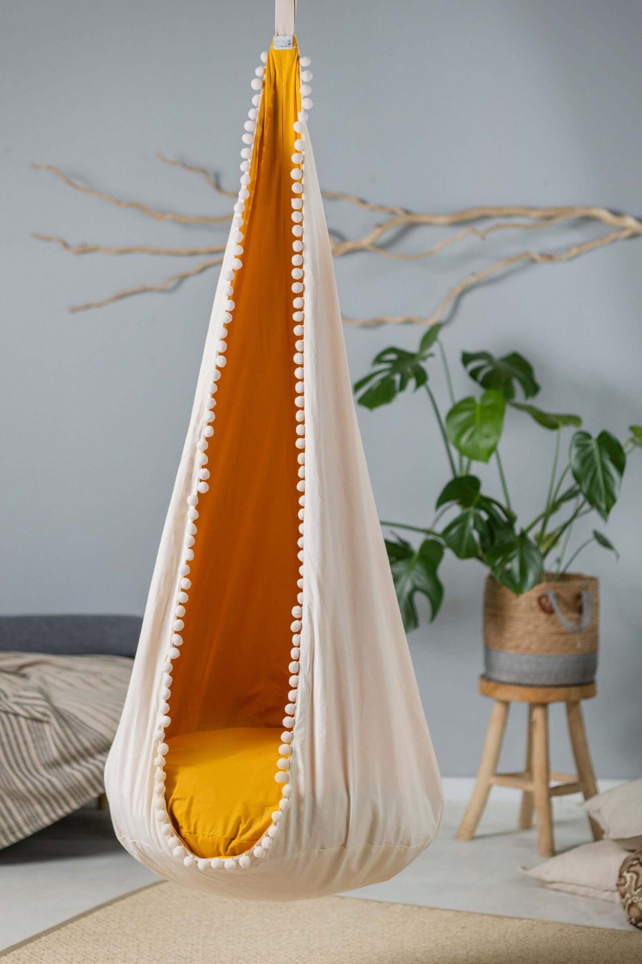Kids Cocoon Hammock – Safe &amp; Fun Indoor/Outdoor Swing by Sówka at brixbailey.com
