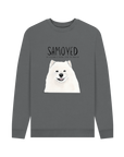 Warm, Fluffy & Slightly Suspicious – Samoyed Crewneck Sweatshirt