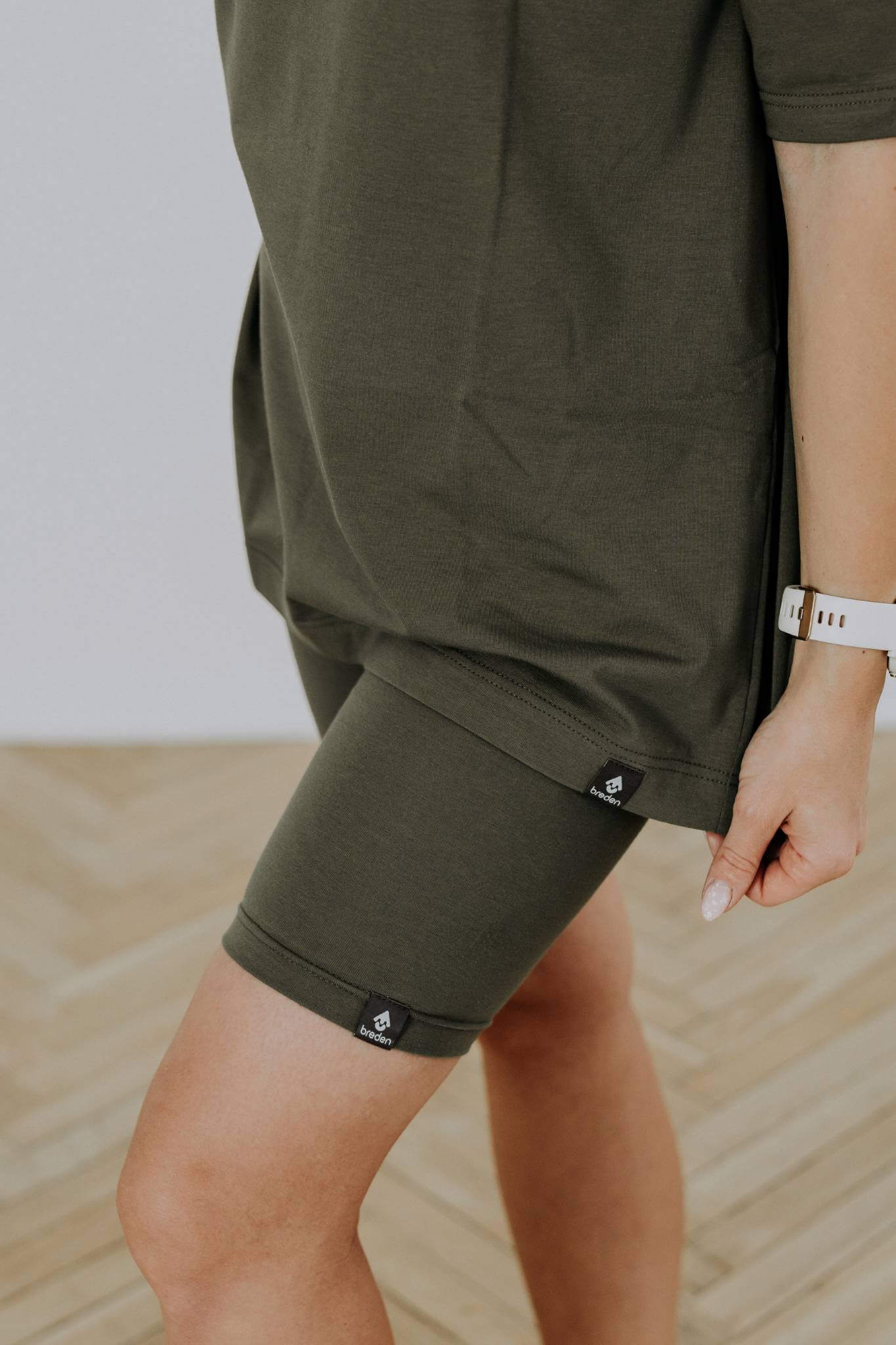 Womens Short Biker Leggings