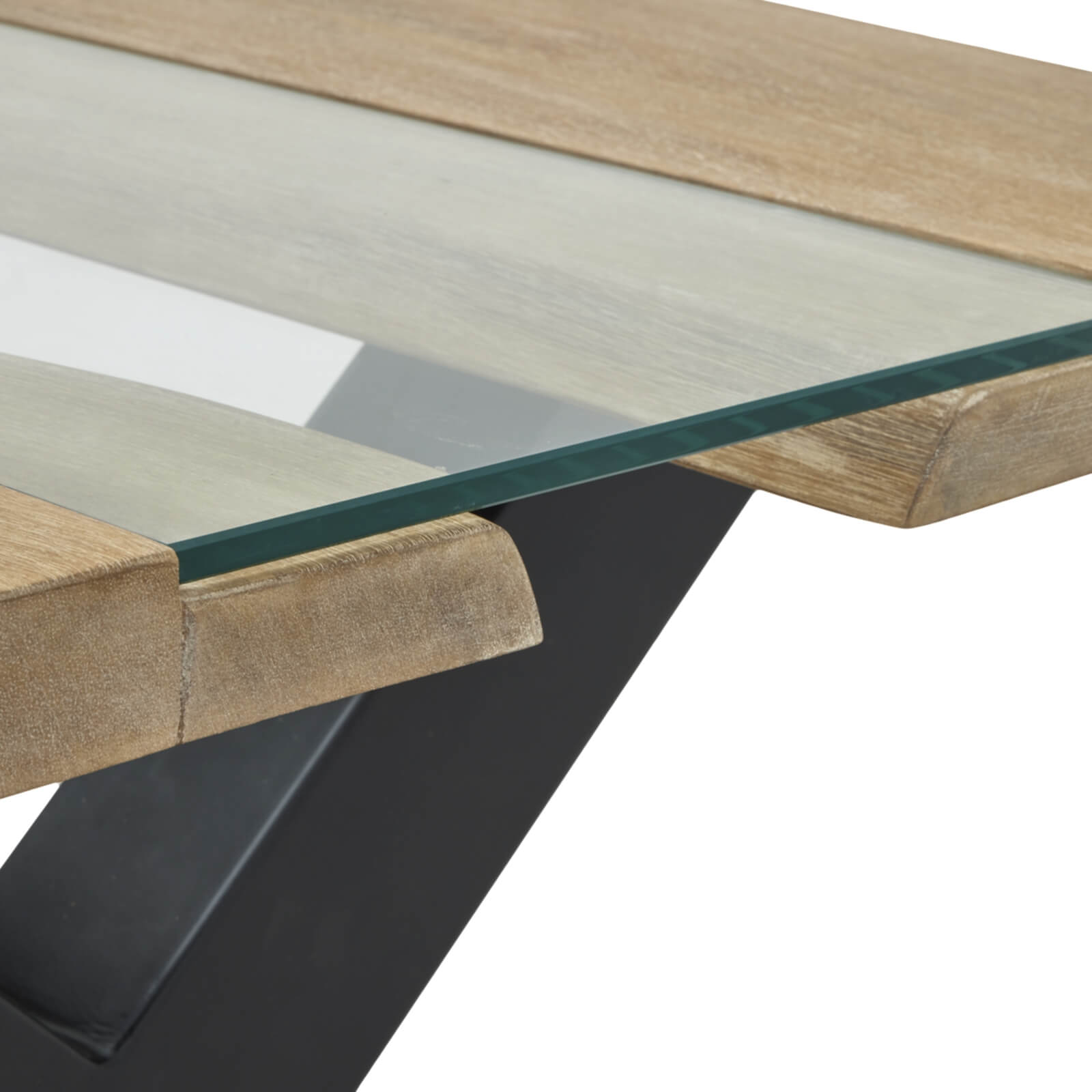 Rustic Live Edge Acacia Coffee Table | Natural Wood Centerpiece