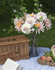 Blush Pink Dahlia Stem