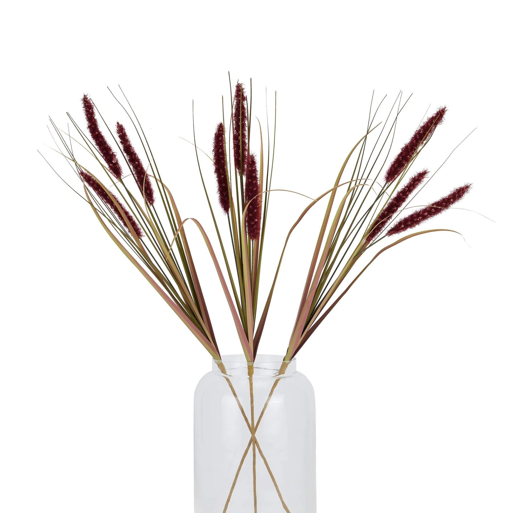 Ruby Triple Grass Stem for Home Display