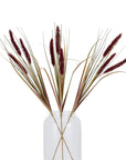 Ruby Triple Grass Stem for Home Display