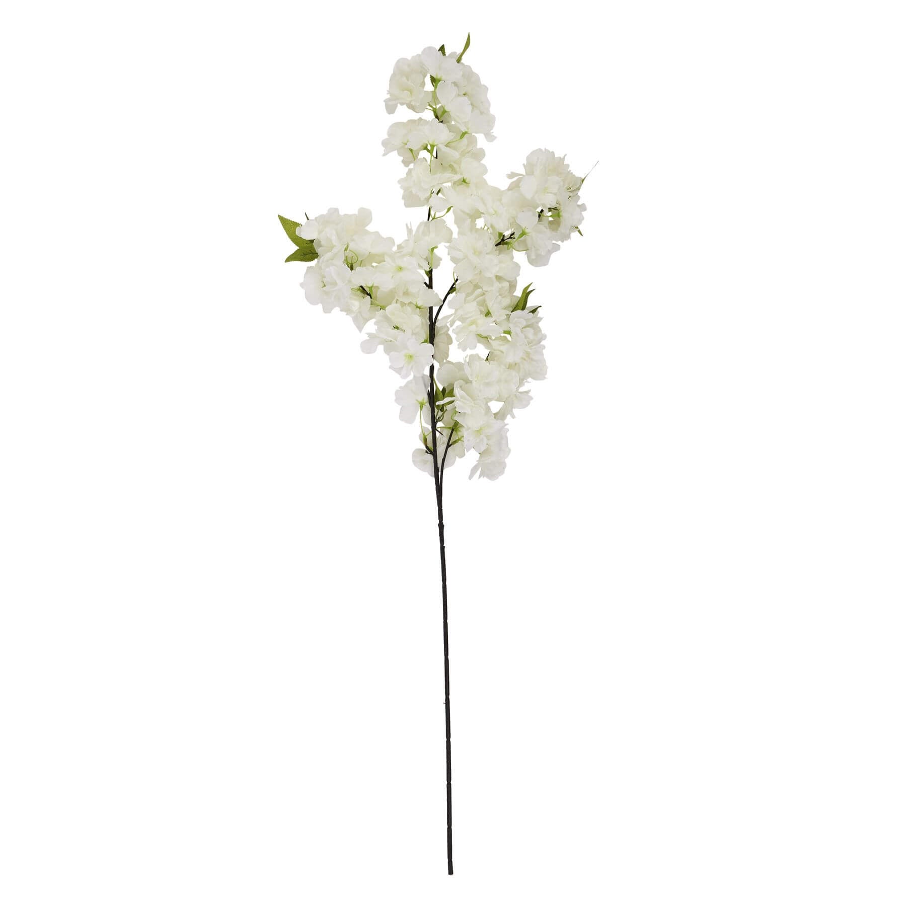 Luxury White Cherry Blossom Stem | Elegant Floral Decor
