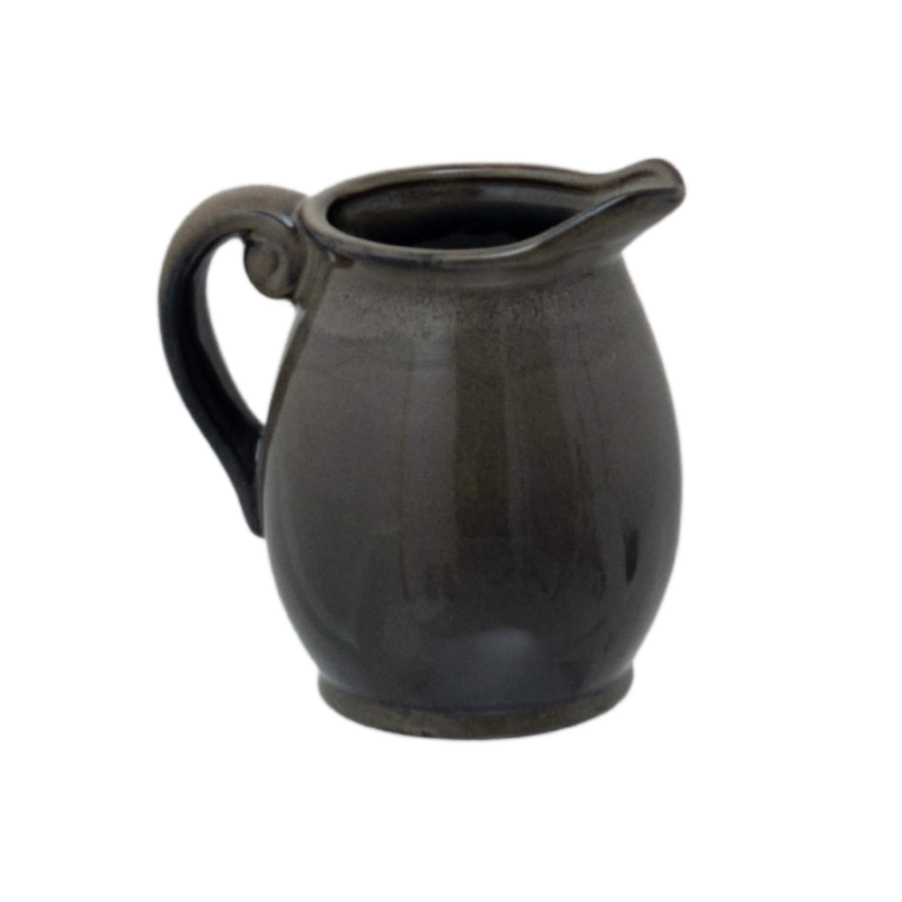 Elegant Small Olive Olpe Vase | Handcrafted Home Decor