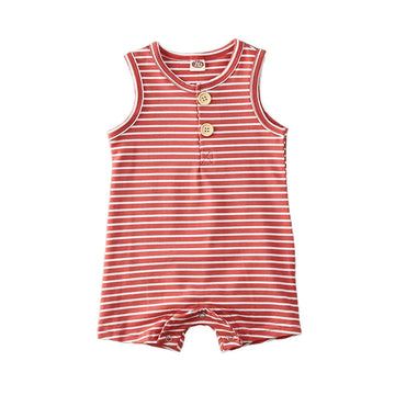 Adorable Baby Rompers for Boys & Girls - Soft Cotton Blend, Striped Design, Comfortable & Stylish for Everyday Wear by Baby Lamby at brixbailey.com