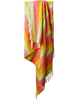 Stripe Pure New Wool Throw - Refresh