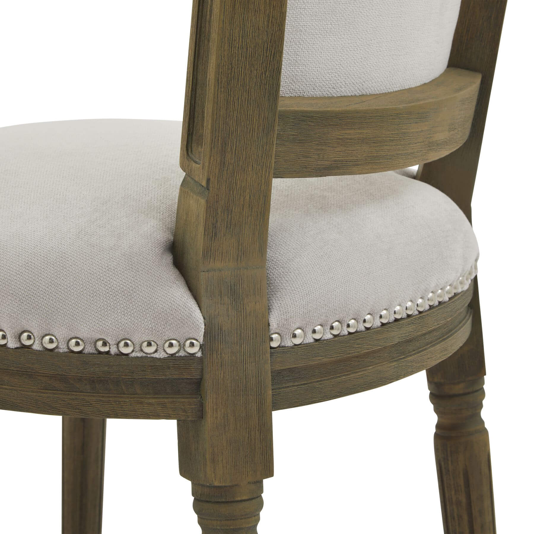 Upholstered Grey Dining Chair