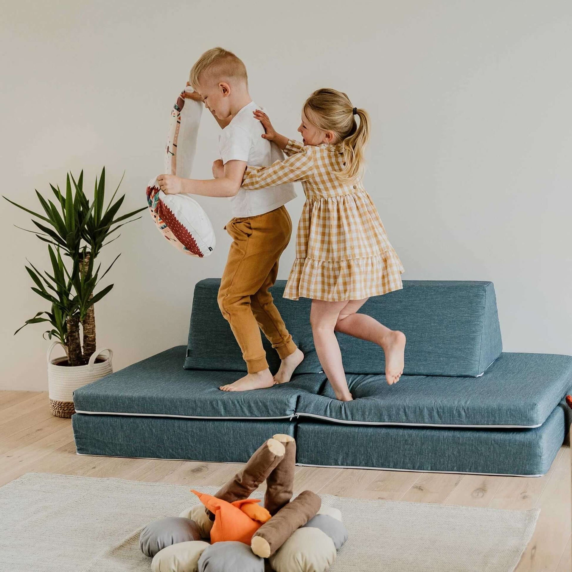 Versatile Montessori Play Sofa Set for Creative Kids – Safe &amp; Washable by Monboxy at www.brixbailey.com