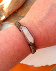 Quartz Bracelet - Electroformed Copper | Handmade by Blackbird & Sage