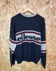 Vintage original 1990’s Ellesse Spell Out jumper sweatshirt unisex Medium 
