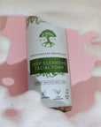 Deep Cleansing Face Wash Foam – Juniper & Sage, Clears Acne & Soothes by HOIA at www.brixbailey.com