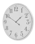 Vintage Wall Clock in Crisp White Finish