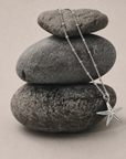 Dainty Silver Real Starfish Necklace