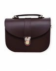 Olympia Handmade Leather Bag - Dark Brown