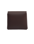 Handmade Leather Simple Coin Purse - Dark Brown