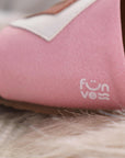 Premium vegan sandals DAWN in mustard, terracotta, white, pink - comfortable strap, soft footbed, slip-resistant sole, fair fashion by Fünve at brixbailey.com