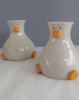 Round Boy Duck Vase