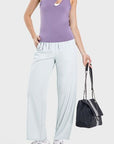 Drawstring Pocketed Active Pants-3