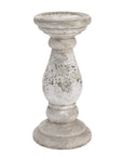 Elegant Large Stone Ceramic Candle Holder | Modern Home Decor