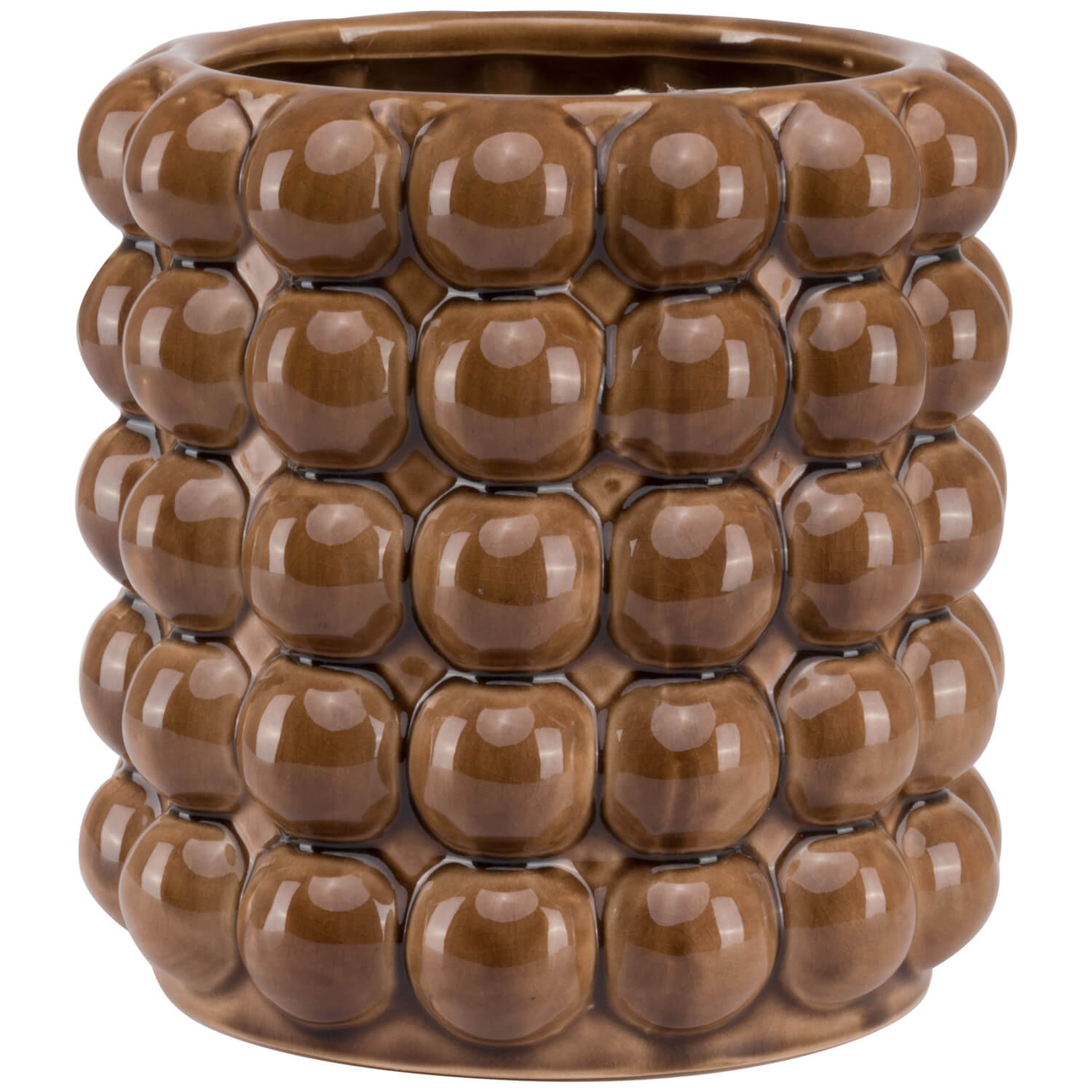 Stylish Large Caramel Bubble Planter | Seville Collection
