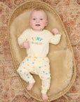 Rainbow Sunshine Organic Cotton Baby Legging