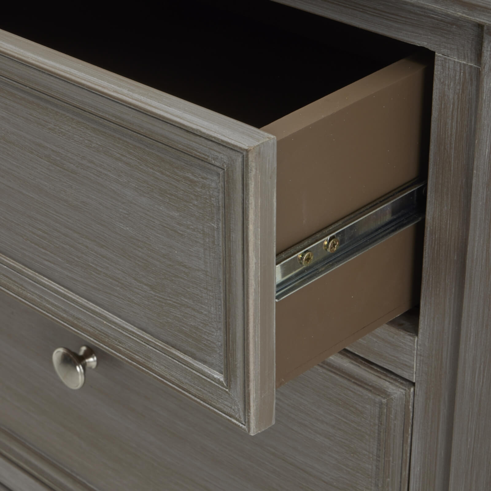 Serene Grey Four Drawer Bedroom Chest