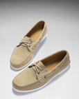 Deck Shoes, taupe suede