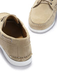 Deck Shoes, taupe suede