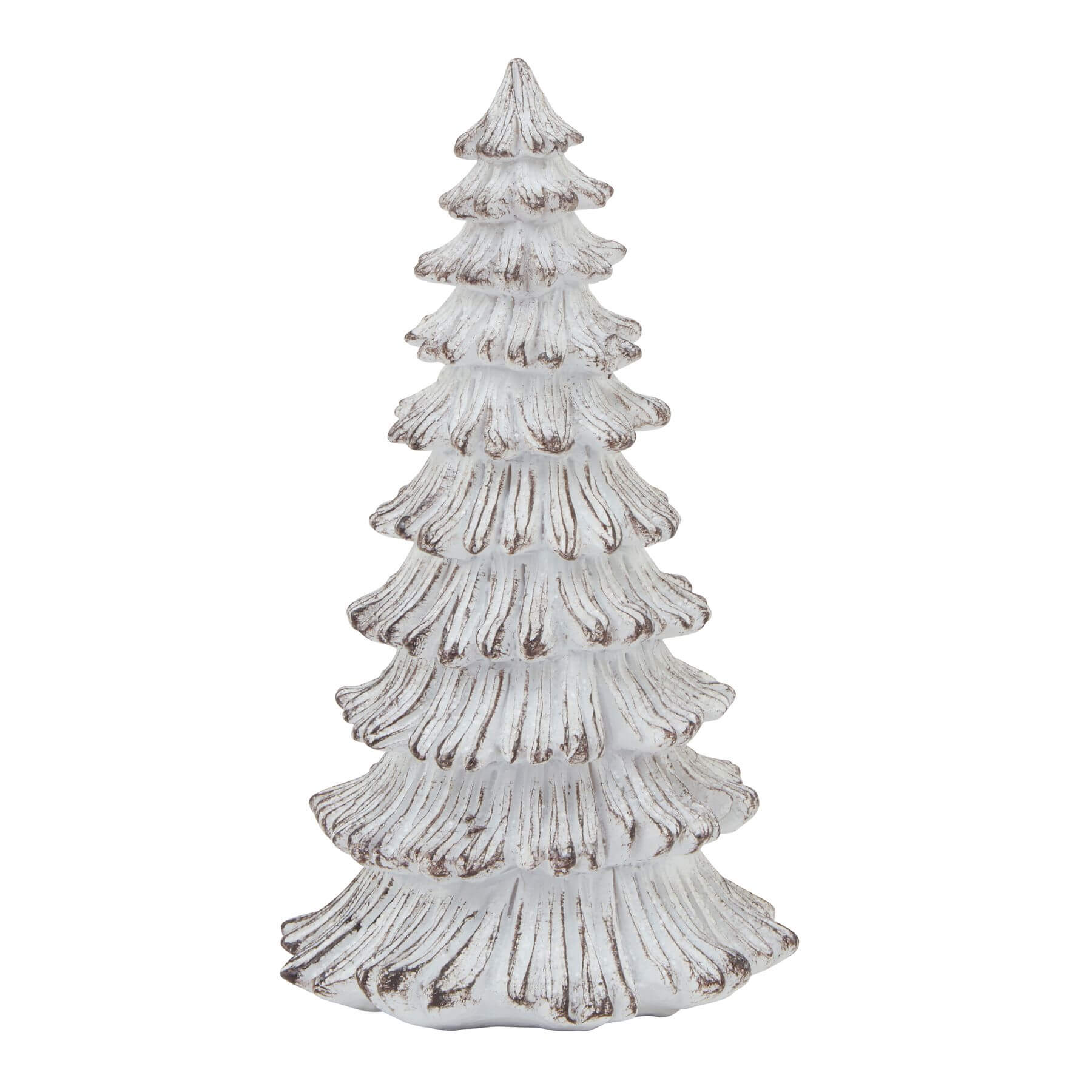Mini Snowy Fir Tree Statue