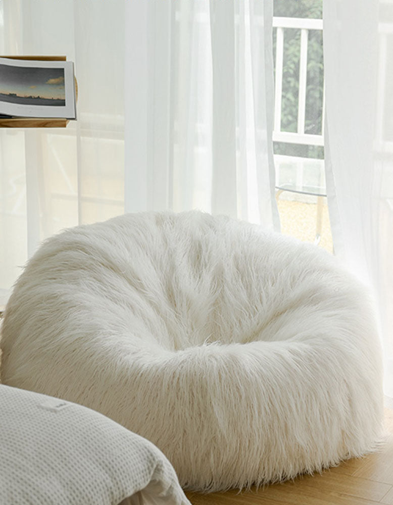 Soft Bean Bag Armchair and Stool