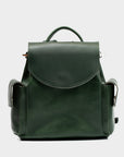 Leather backpack - Chatelet (Forest Green)