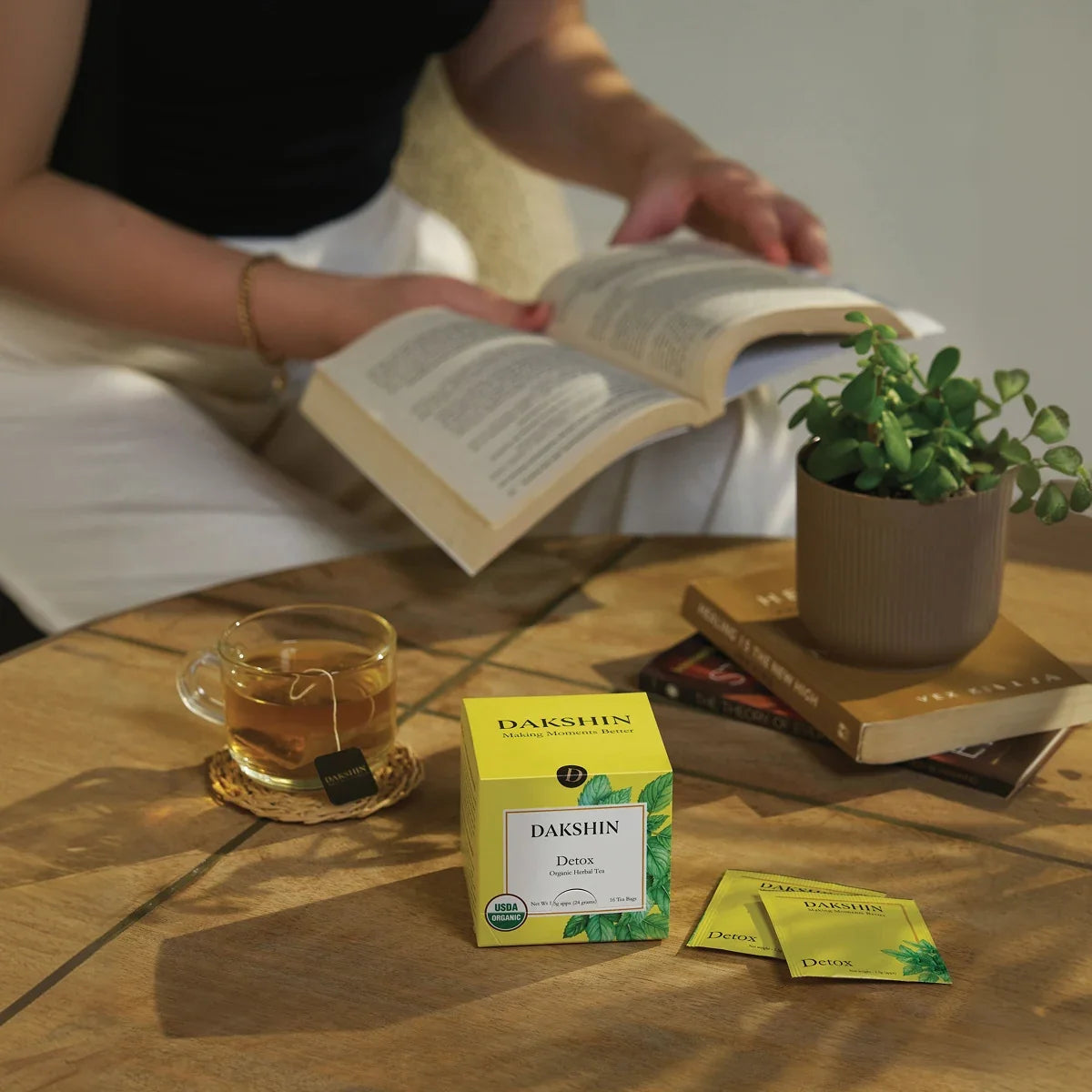 Organic Detox Herbal Tea - Cleanse &amp; Renew by Dakshin