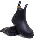 Steel Toe Cap Work Boots in Black