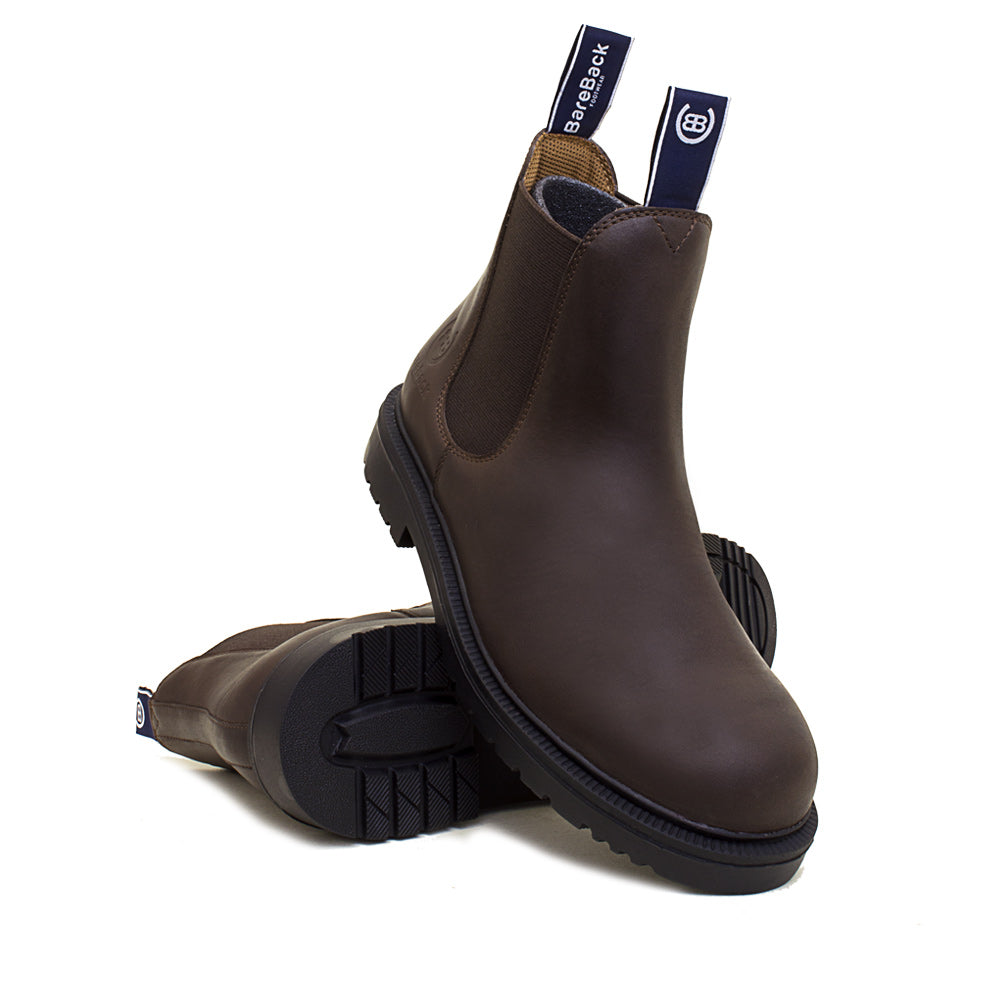 Steel Toe Cap Work Boots in Brown