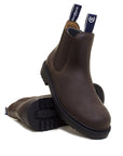 Steel Toe Cap Work Boots in Brown