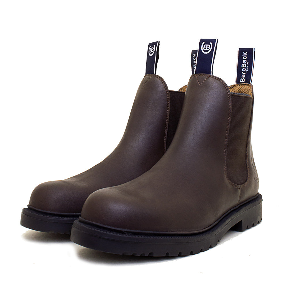 Steel Toe Cap Work Boots in Brown