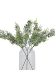 Frosted Pine Stem with Pinecones Winter Decoration