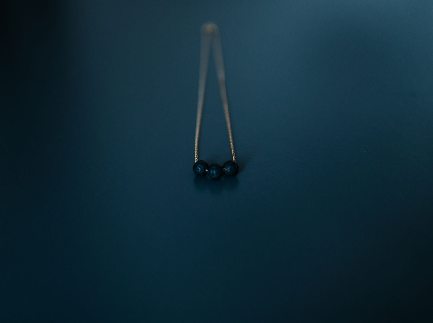 Aromatherapy Necklace with Lava Beads