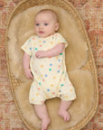 Rainbow Sunshine Organic Cotton Short Sleeve Baby Playsuit
