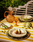 Cara Shell Dinner Plate, Green Set of 4
