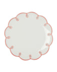 Pretty In Pink Scalloped Lunch Plate - Set of 4