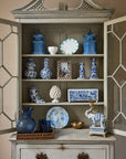 Sky Blue Scalloped Lunch Plate - Set of 4