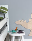 Stegosaurus Wooden Wall Decoration