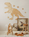 Dinosaur T Rex Wooden Wall Art Decoration
