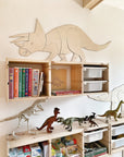 Dinosaur Triceratops – Wooden Wall Decoration