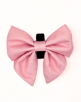 Dog Sailor Bow -  Pastel Pink