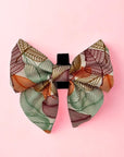 Dog Sailor Bow -  Autumn Breeze